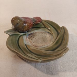 Ceramic Bird Trinket Dish